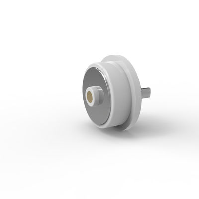3A Magnetic Electrical Connectors White Pogo Pin Connector 8.0mm Diameter For Electronic Device
