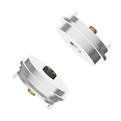 2A Round Magnetic Connector Gold Plating Magnetic Power Connector 2 Pin