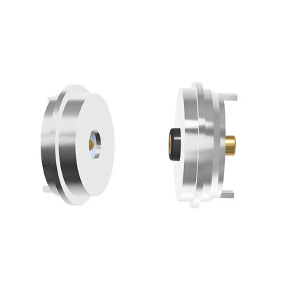2A Round Magnetic Connector Gold Plating Magnetic Power Connector 2 Pin