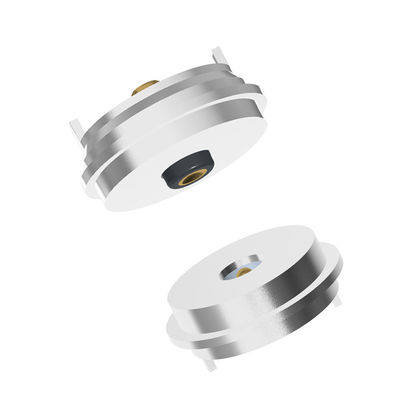 2A Round Magnetic Connector Gold Plating Magnetic Power Connector 2 Pin