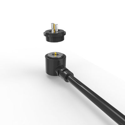 OD 8.0mm T-shape magnetic charging Cable 2 pin connector for smart watch smart bracelet