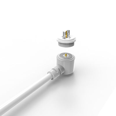 8.0mm magnetic connector white color cable magnetic cable USB connector 2A